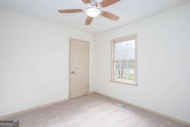 315 Henson Cir, Carrollton, GA 30117 - carpeted empty room featuring baseboards and a ceiling fan