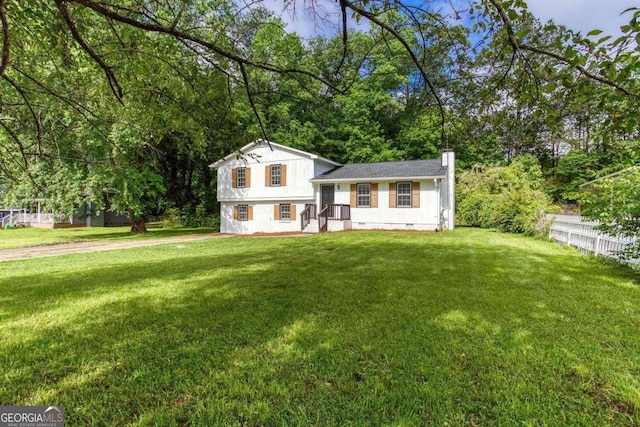315 Henson Cir, Carrollton, GA 30117 - split level home with a chimney