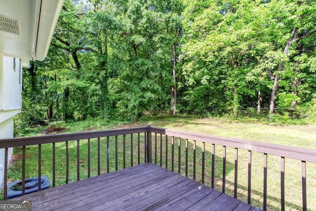 315 Henson Cir, Carrollton, GA 30117 - deck with a lawn