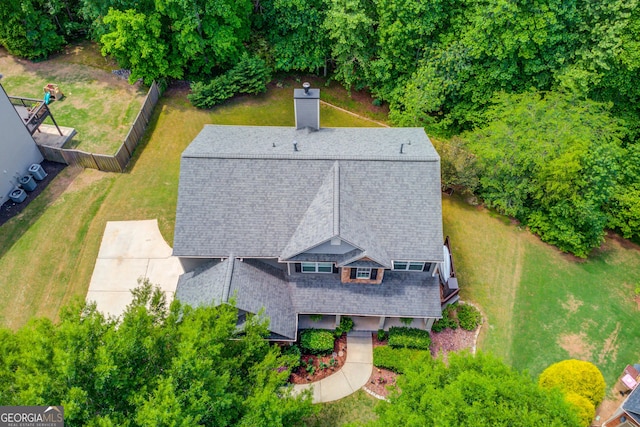 5960 Bridge Stone Ct, Cumming, GA 30028 - view from above of property