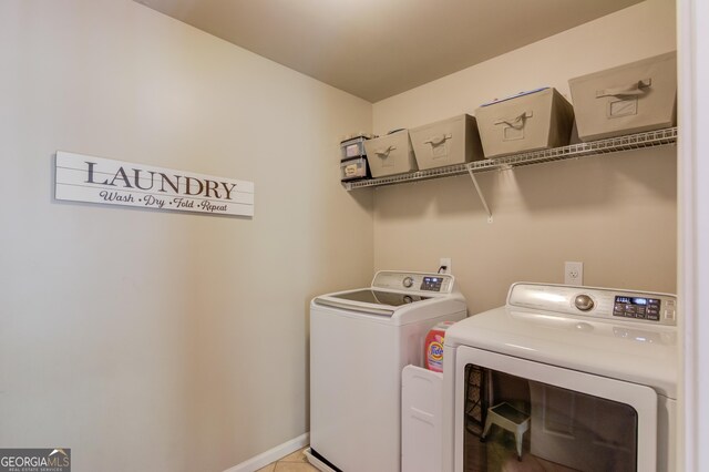 5960 Bridge Stone Ct, Cumming, GA 30028 - laundry area with separate washer and dryer