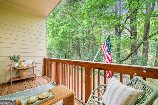 view of deck
