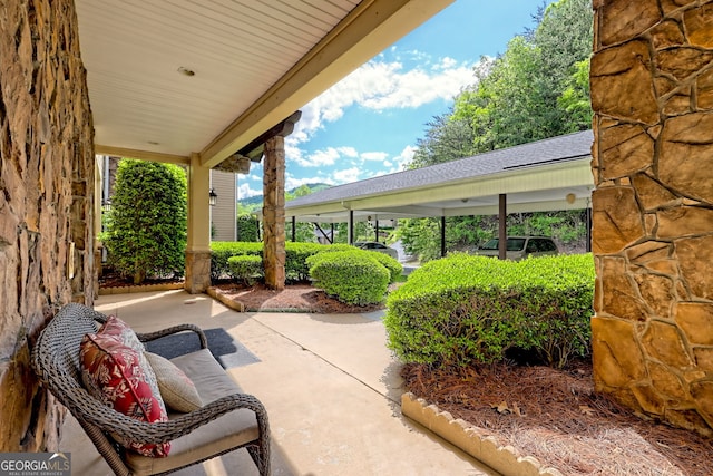 view of patio