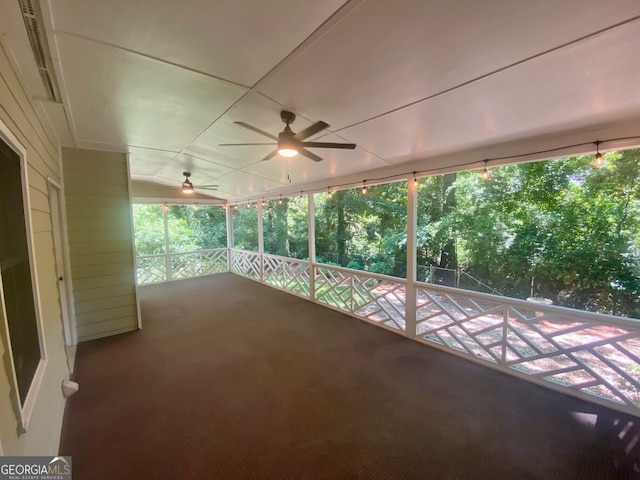 3132 Ingleside Ave, Macon, GA 31204 - view of patio / terrace with a ceiling fan and a balcony