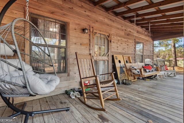 328 Willow Creek Rd, Folkston, GA 31537 - view of deck
