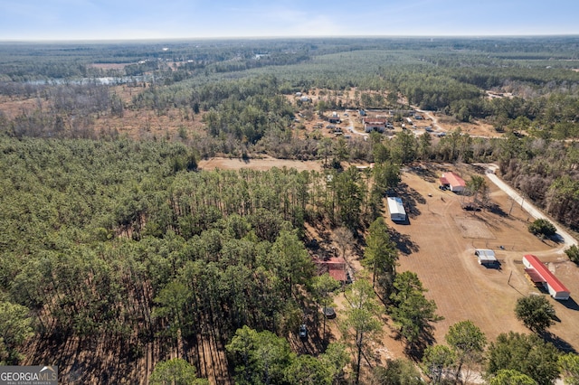 328 Willow Creek Rd, Folkston, GA 31537 - aerial view of a heavily wooded area