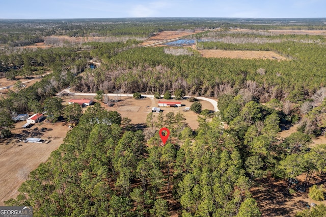 328 Willow Creek Rd, Folkston, GA 31537 - aerial overview of property's location with a forest