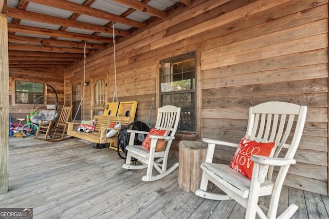 328 Willow Creek Rd, Folkston, GA 31537 - view of wooden terrace