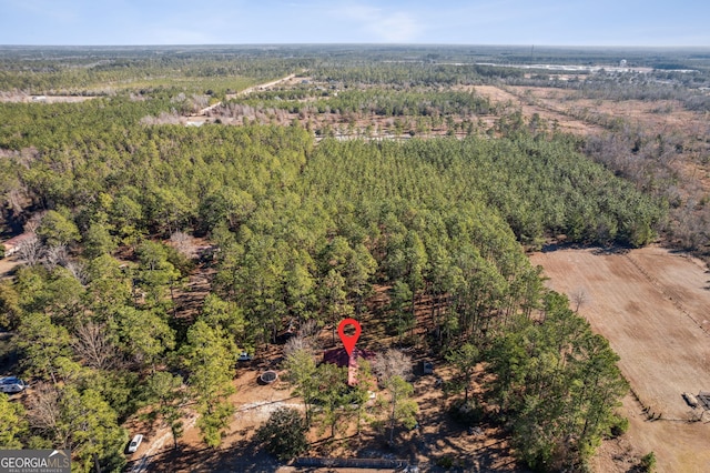 328 Willow Creek Rd, Folkston, GA 31537 - aerial overview of property's location with a heavily wooded area