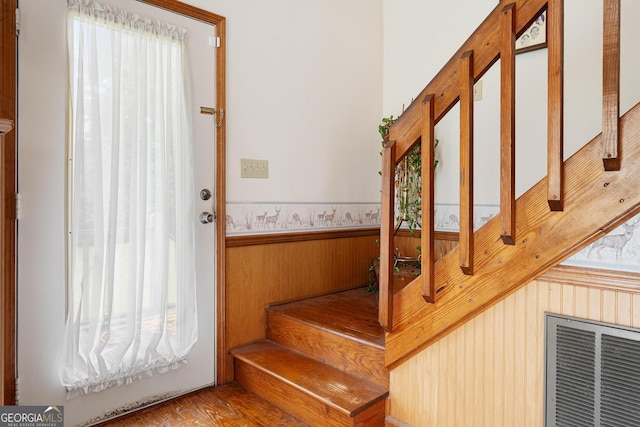 stairs with healthy amount of natural light
