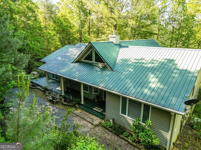 61 Amelia Ln, Blue Ridge, GA 30513 - view from above of property