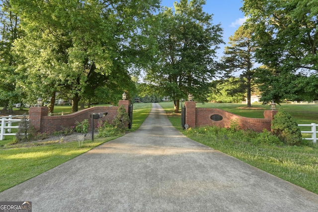 885 Kelleytown Rd, Mcdonough, GA 30252 - view of concrete surface with a gated entry