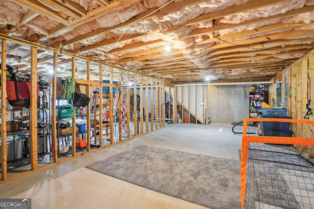 1010 Capella Creek Way, Grayson, GA 30017 - view of unfinished basement