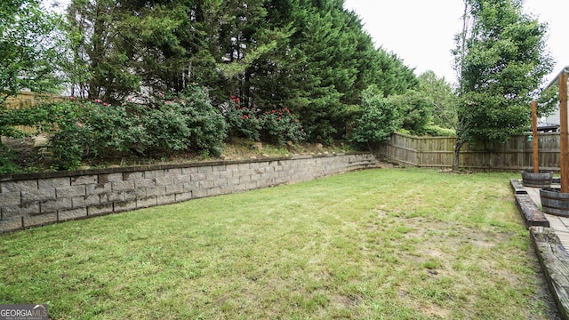 view of yard