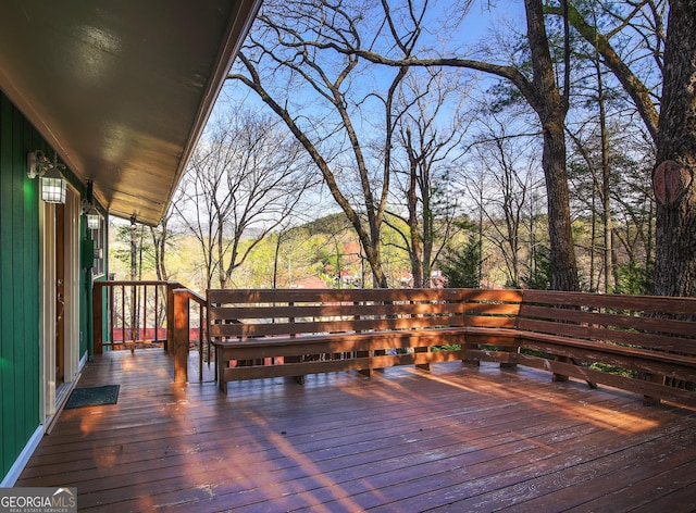 view of deck