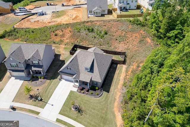 view of subject property
