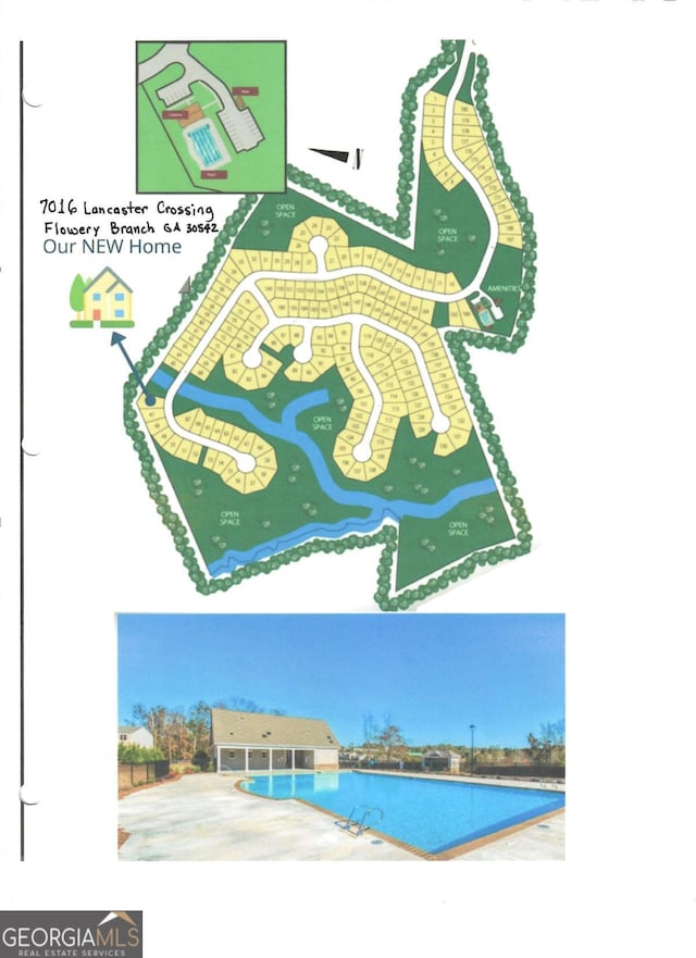 7016 Lancaster Xing, Flowery Branch, GA 30542 - map / location
