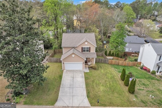 4567 Hickory Forest Dr, Acworth, GA 30102 - aerial view of property and surrounding area