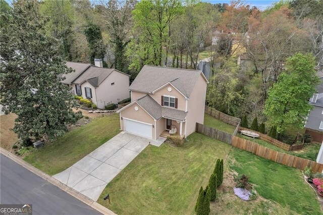 4567 Hickory Forest Dr, Acworth, GA 30102 - view from above of property