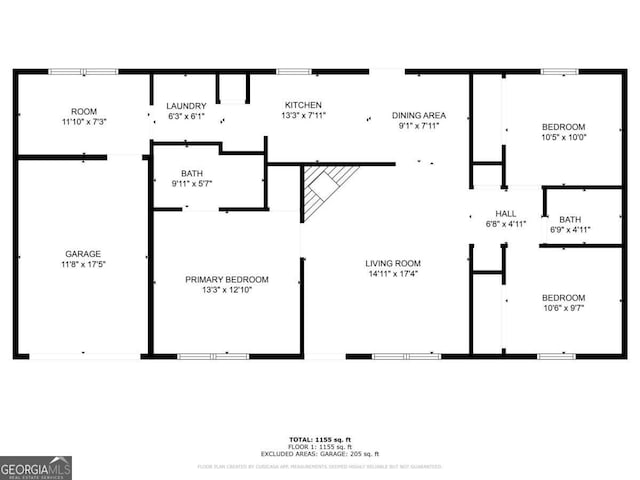 2800 Macon Dr SE, Atlanta, GA 30354 - home floor plan