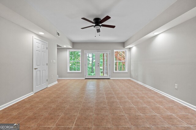 1429 Kentmire Ct, Locust Grove, GA 30248 - unfurnished room featuring a ceiling fan, baseboards, and recessed lighting