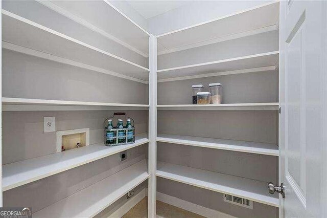 view of pantry
