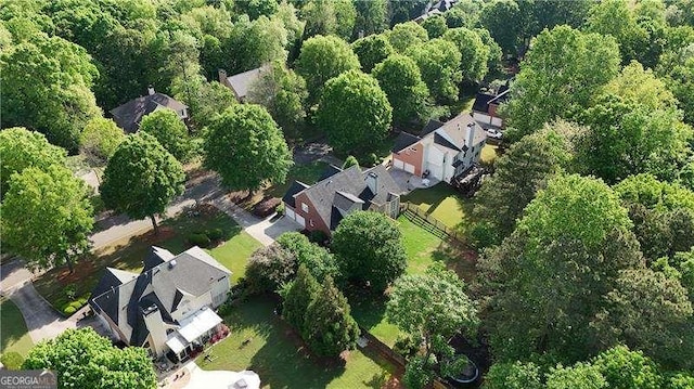aerial view of property and surrounding area