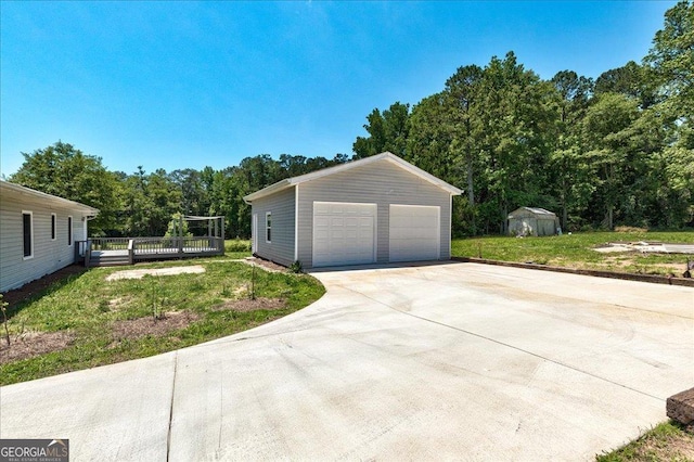 203 Brannan Rd, Mcdonough, GA 30253 - view of detached garage