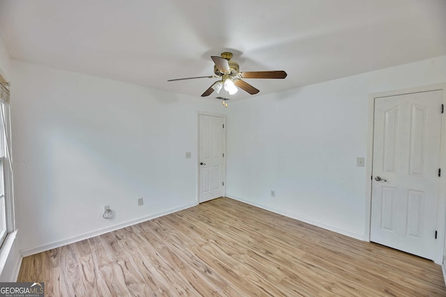 1425 Turtle Dove Ln, Lawrenceville, GA 30043 - unfurnished room featuring ceiling fan and light wood-type flooring