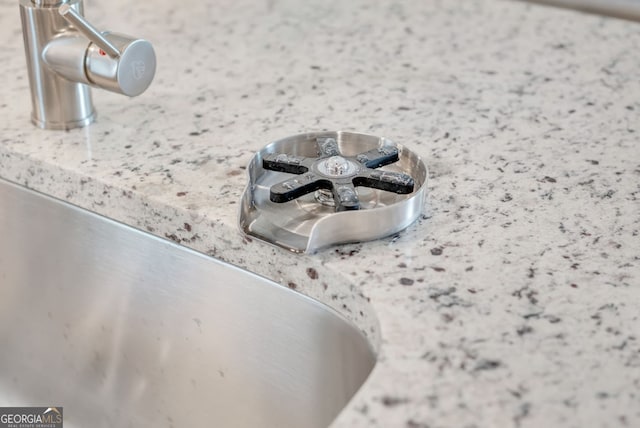 detailed view of a sink