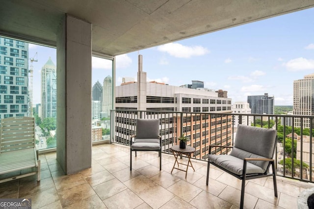 20 10th St NW Unit 2003, Atlanta, GA 30309 - balcony featuring a view of city