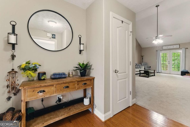 418 Whisper Wood Way, Locust Grove, GA 30248 - hallway with wood finished floors and baseboards