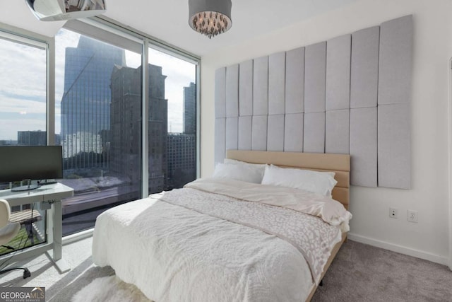 3324 Peachtree Rd NE Unit 1304, Atlanta, GA 30326 - bedroom with carpet and baseboards
