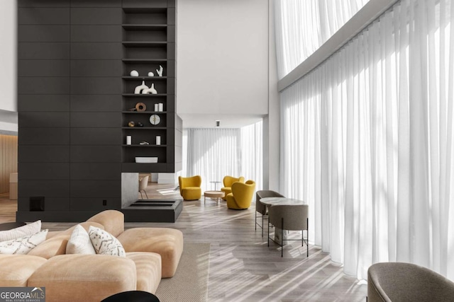 3324 Peachtree Rd NE Unit 1304, Atlanta, GA 30326 - lobby with a towering ceiling