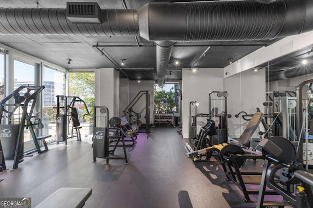 3324 Peachtree Rd NE Unit 1304, Atlanta, GA 30326 - view of gym