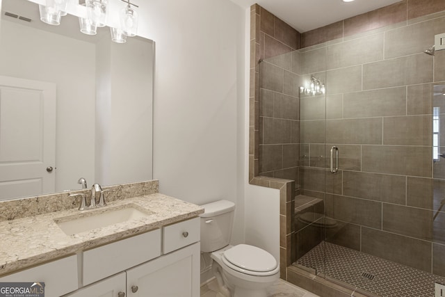 6790 Encore Blvd, Sandy Springs, GA 30328 - bathroom with vanity and a stall shower
