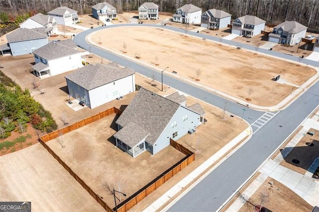 1809 Hanwoo Ln, Powder Springs, GA 30127 - aerial perspective of suburban area