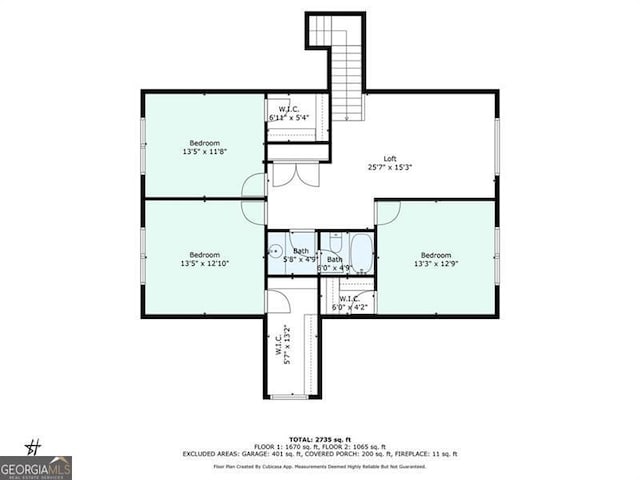1809 Hanwoo Ln, Powder Springs, GA 30127 - room layout