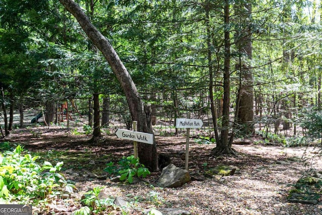 386 Collegiate Dr, Powder Springs, GA 30127 - view of wooded area