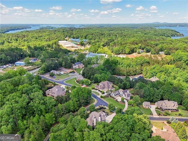 4162 Cumberland Point Dr, Gainesville, GA 30504 - aerial view of a forest and a nearby body of water