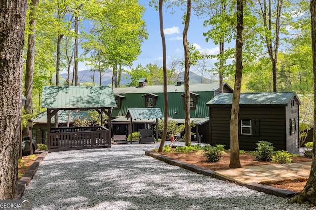 259 Eagle Chase Cir, Dillard, GA 30537 - view of front of property with metal roof