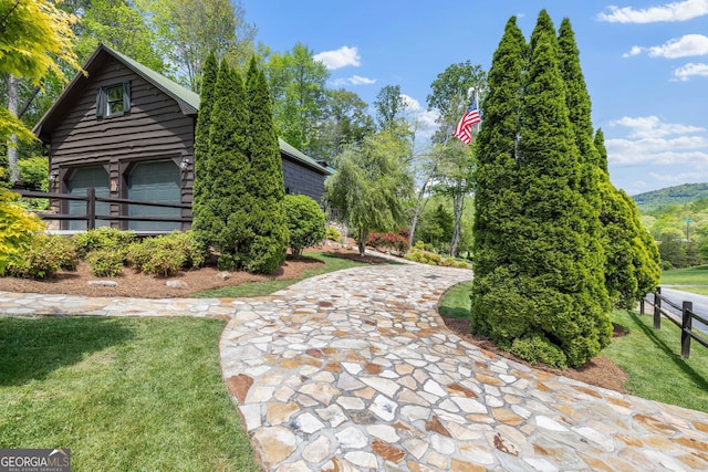 259 Eagle Chase Cir, Dillard, GA 30537 - view of property exterior with a garage