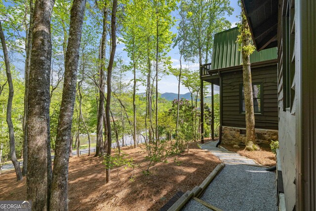 259 Eagle Chase Cir, Dillard, GA 30537 - view of yard featuring a mountain view