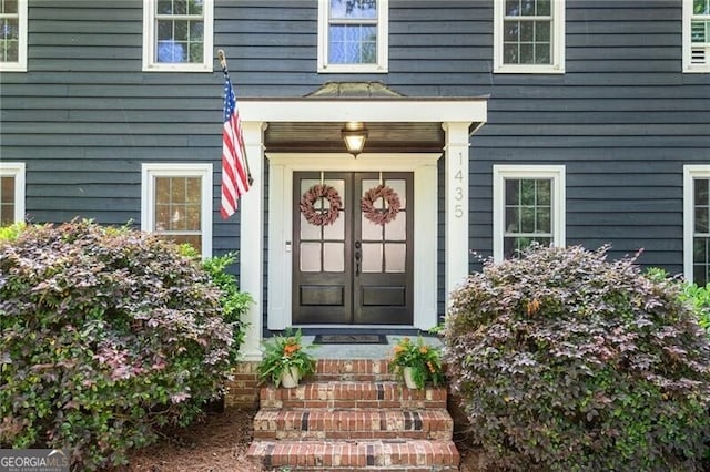 view of entrance to property