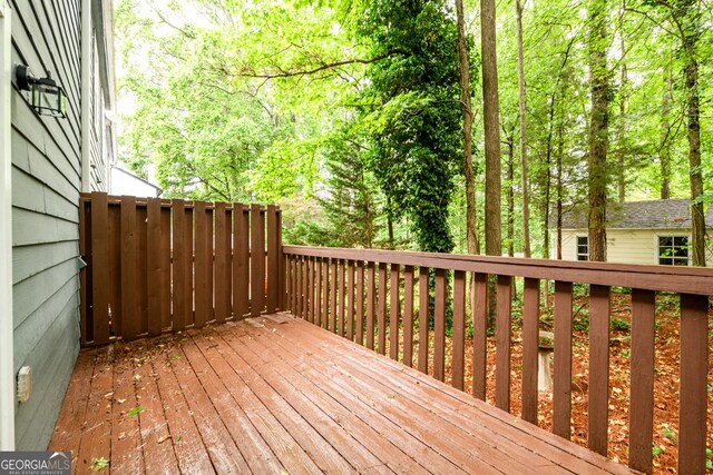 3001 Majestic Park Ct, Duluth, GA 30096 - view of wooden deck