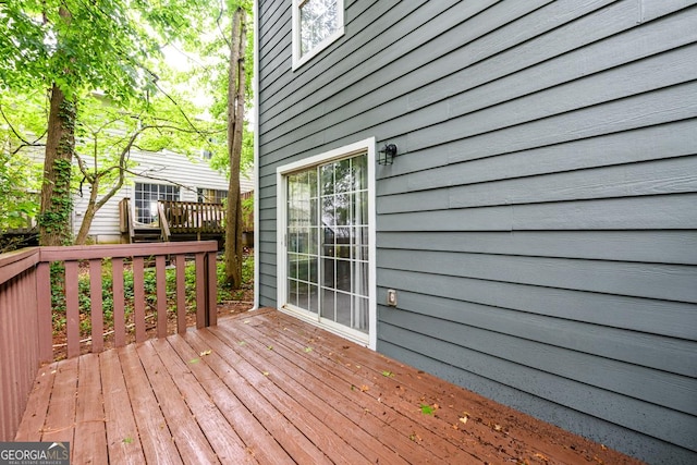 3001 Majestic Park Ct, Duluth, GA 30096 - view of wooden deck