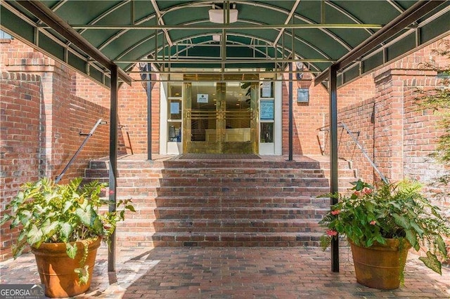 28106 Plantation Dr NE, Atlanta, GA 30324 - view of exterior entry with brick siding