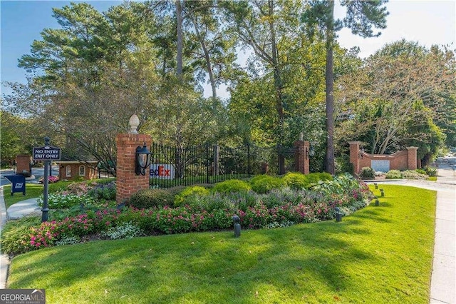28106 Plantation Dr NE, Atlanta, GA 30324 - community sign featuring a lawn