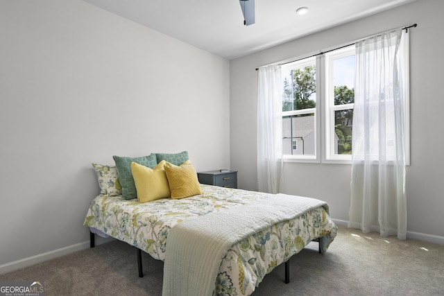 2436 Hidden Creek Rd, Kennesaw, GA 30152 - carpeted bedroom with baseboards and a ceiling fan