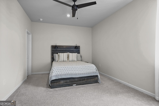 2436 Hidden Creek Rd, Kennesaw, GA 30152 - carpeted bedroom featuring baseboards and ceiling fan